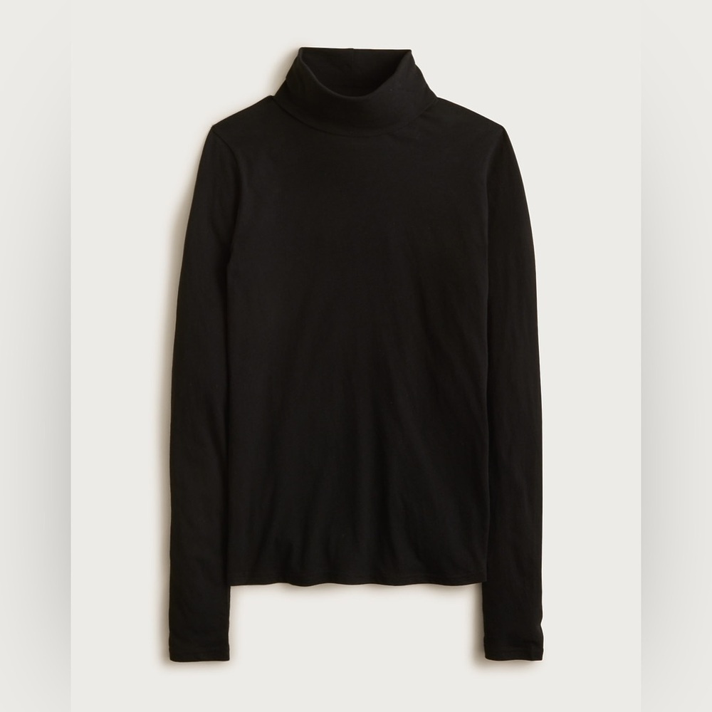 J Crew Feather jersey turtleneck CN176
